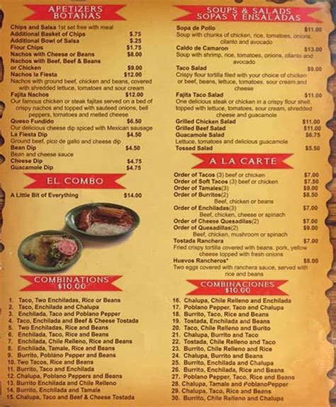 La fiesta mexican restaurant junction city menu. Things To Know About La fiesta mexican restaurant junction city menu. 